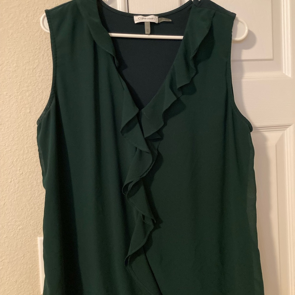 Calvin Klein sleeveless blouse